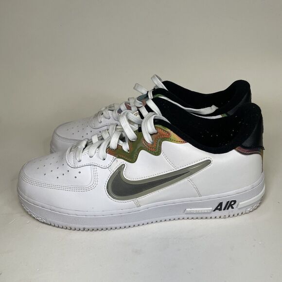 Nike Air Force 1 React LV8 Iridescent Glow Shoes - Picture 2 of 10